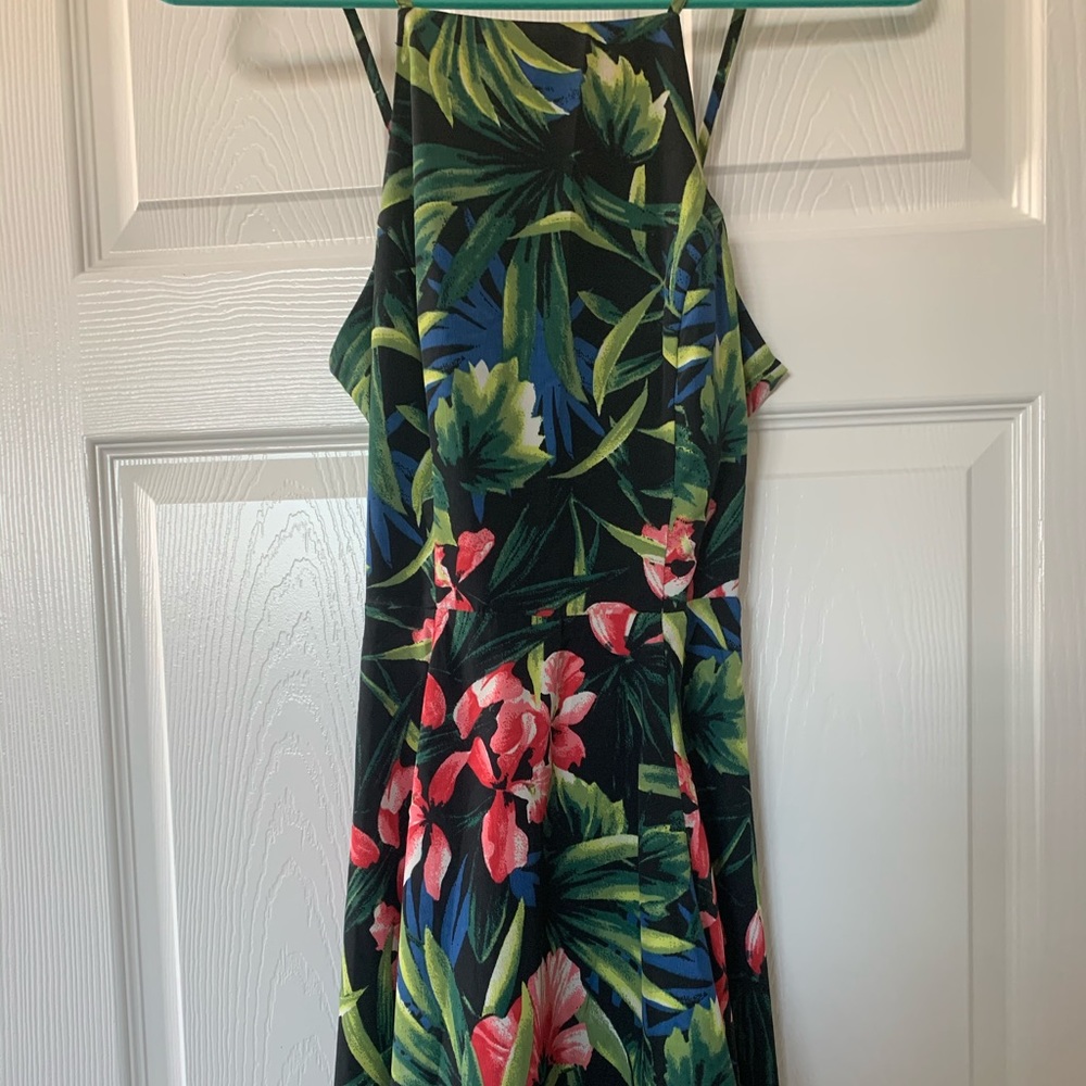 floral skater dress